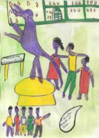 Ibrahima Kebe, quartier Léopold, Bruxelles, décembre 2007